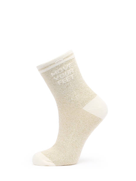 Chaussettes Cabaia Or socks women MOVEYOUR
