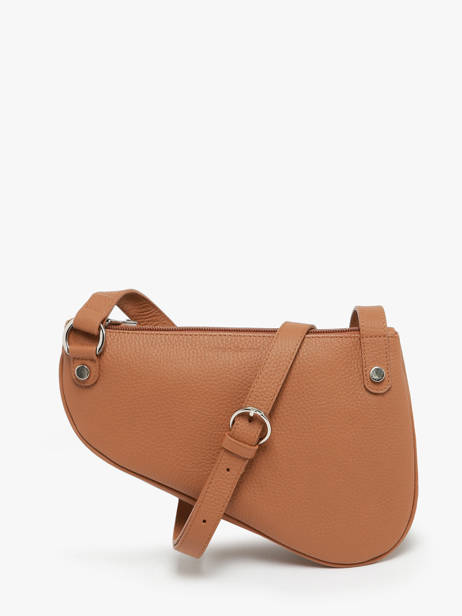 Sac Bandoulière City Perle Cuir Nathan baume Marron n city N1811000 vue secondaire 4