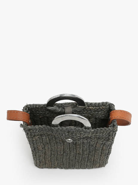 Sac Bandoulière L'atelier Du Crochet Le voyage en panier Gris l'atelier du crochet AM776 vue secondaire 3
