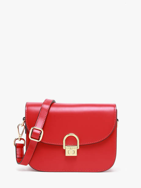 Sac Bandoulière M Altair Cuir Etrier Rouge altair EALA081M