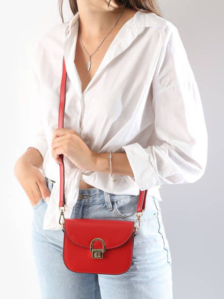 Sac Bandoulière S Altair Cuir Etrier Rouge altair EALA081S vue secondaire 1