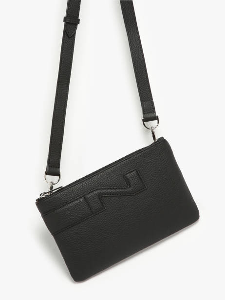 Sac Bandoulière Florence Cuir Nathan baume Noir n city 4 vue secondaire 2