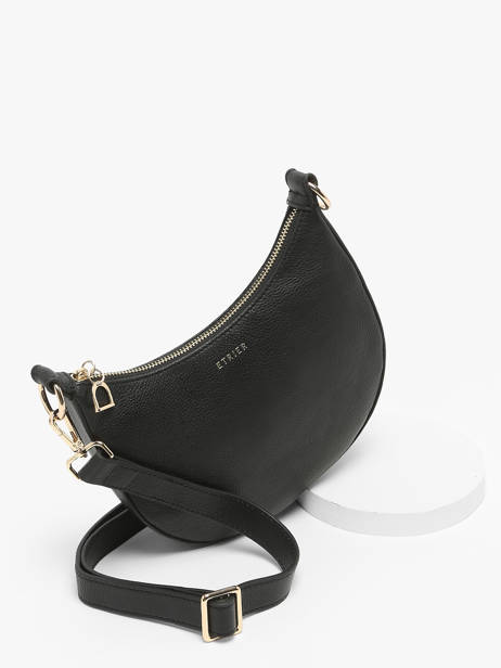 Sac Bandoulière S Tradition Cuir Etrier Noir tradition ETRA102S vue secondaire 2