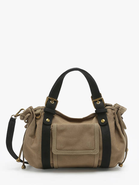 Sac 18h Canvas Coton Gerard darel Vert canvas DBS67450 vue secondaire 4