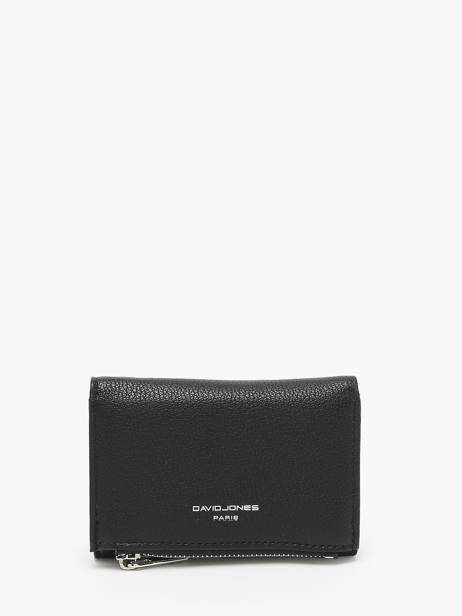 Porte-monnaie Porte-cartes David jones Noir amsterdam DJ0087