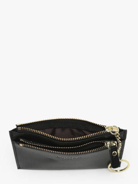 Porte-monnaie Porte-cartes David jones Noir saffiano DJ0089 vue secondaire 1