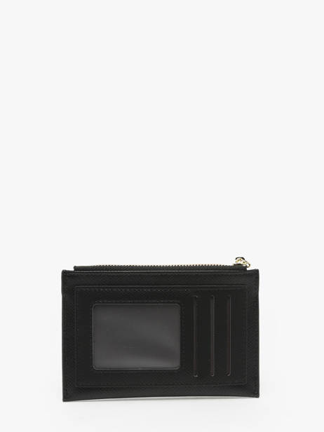 Porte-monnaie Porte-cartes David jones Noir saffiano DJ0089 vue secondaire 2
