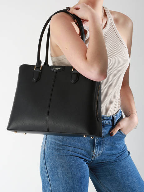 Sac Porté épaule Paris David jones Noir paris CM7466 vue secondaire 1