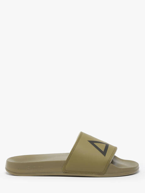 Claquettes Logo Sun68 Vert men X35102 vue secondaire 3