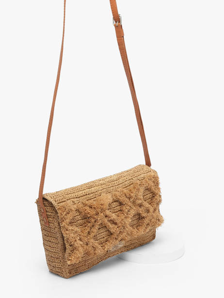 Sac Bandoulière L'atelier Du Crochet Raphia Le voyage en panier Beige l'atelier du crochet AM768 vue secondaire 2