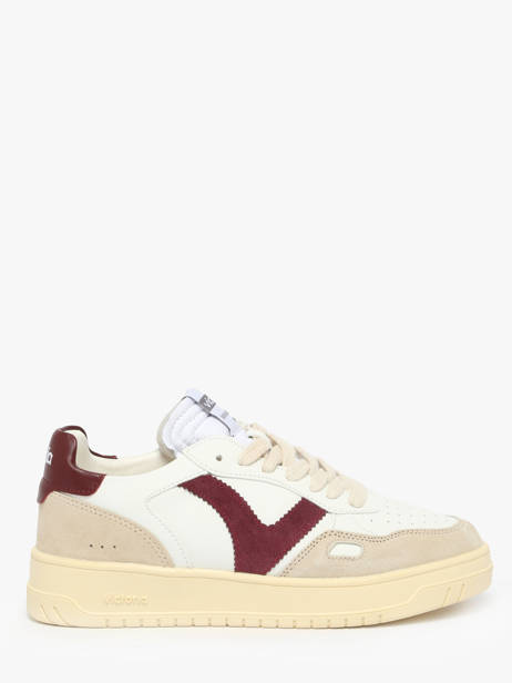 Sneakers En Cuir Victoria Rouge women 1257136