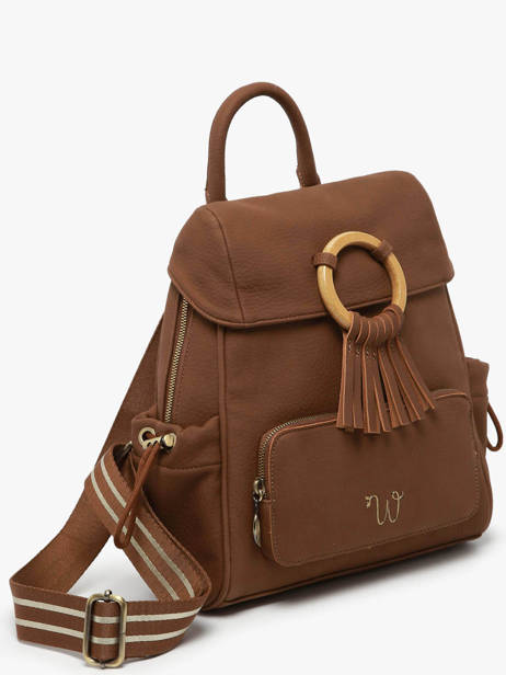Sac à Dos Camomille Woomen Marron camomille WCAO02 vue secondaire 2
