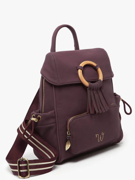 Sac à Dos Camomille Woomen Violet camomille WCAO02 vue secondaire 2