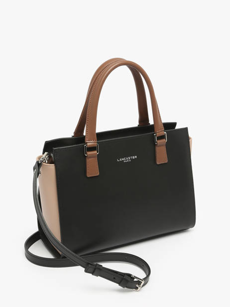 Sac Trapèze Smooth Cuir Lancaster Noir smooth 3 vue secondaire 1