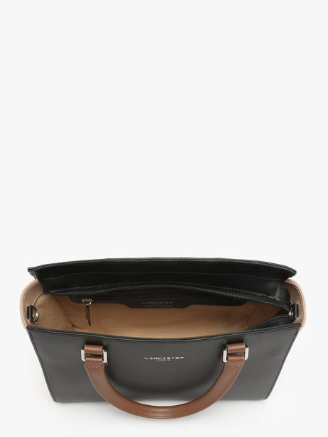 Sac Trapèze Smooth Cuir Lancaster Noir smooth 3 vue secondaire 2