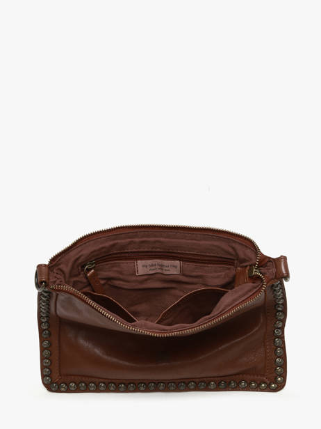 Sac Bandoulière Heritage Cuir Biba Marron heritage POR2L vue secondaire 3