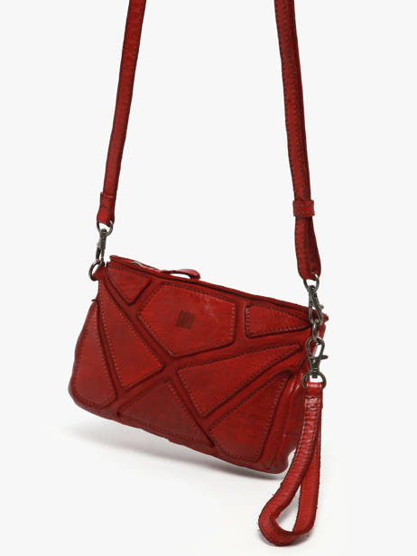 Sac Porté épaule Heritage Cuir Biba Rouge heritage DON1L vue secondaire 2