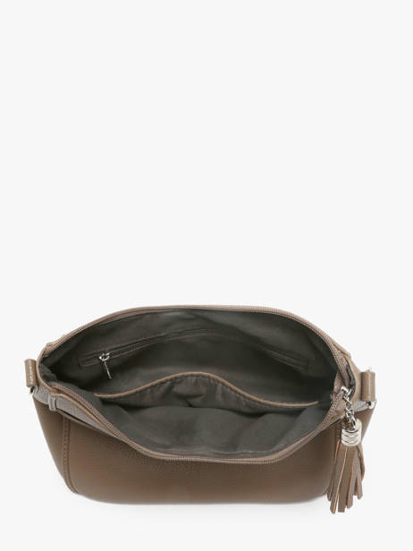 Sac Bandoulière Grained Miniprix Marron grained F8575 vue secondaire 2