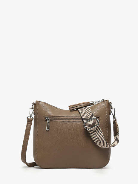 Sac Bandoulière Grained Miniprix Marron grained F8575 vue secondaire 3