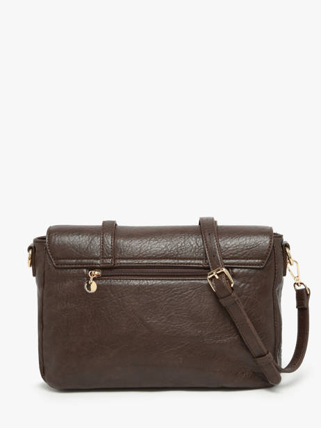 Sac Bandoulière Bride Lulu castagnette Marron bride ZAYANN vue secondaire 4