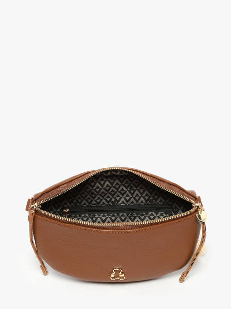 Sac Banane Lulu castagnette Marron zip ZINH vue secondaire 2