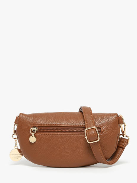 Sac Banane Lulu castagnette Marron zip ZINH vue secondaire 3