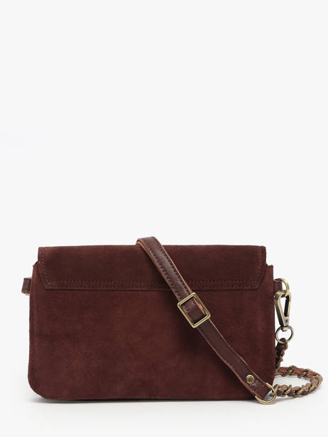 Sac Bandoulière Vintage Cuir Mila louise Violet vintage 3783VC vue secondaire 3