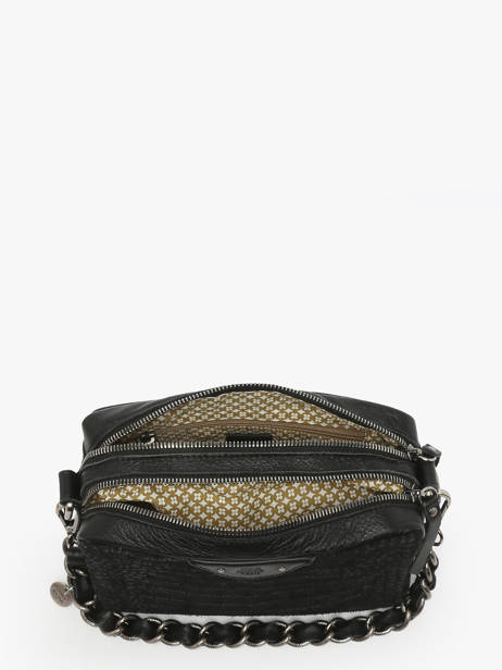 Sac Bandoulière Vintage Cuir Mila louise Noir vintage 23673KRC vue secondaire 2