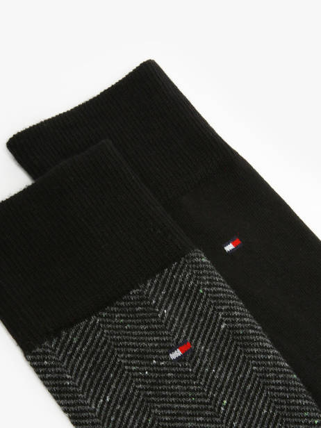Chaussettes Tommy hilfiger Noir socks 71236313 vue secondaire 1