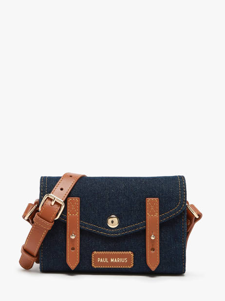 Sac Bandoulière Denim Brut Paul marius Bleu denim brut MINIDEB