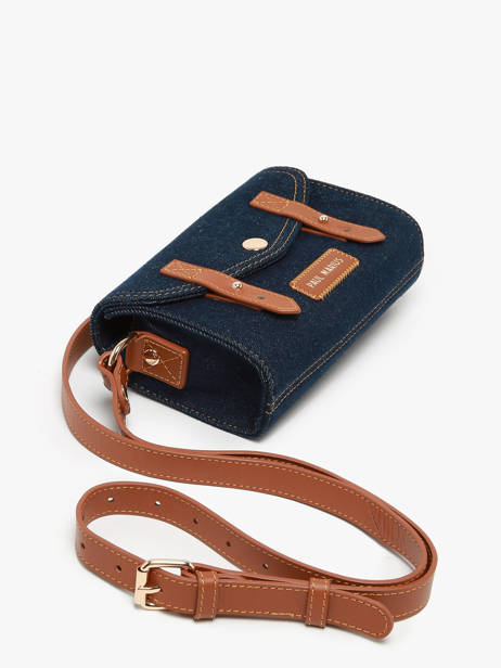 Sac Bandoulière Denim Brut Paul marius Bleu denim brut MINIDEB vue secondaire 1