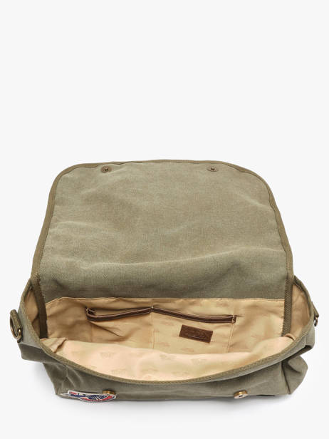 Sac Messenger Holdup Von dutch Vert bags HOLDUP vue secondaire 2
