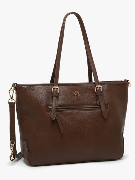 Sac Porté épaule Zip Lulu castagnette Marron zip ZAHERE vue secondaire 1