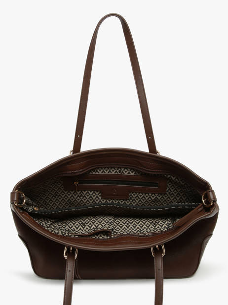 Sac Porté épaule Zip Lulu castagnette Marron zip ZAHERE vue secondaire 2