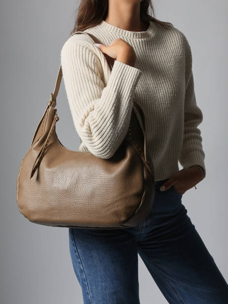 Sac Porté épaule Studs Miniprix Beige studs 2342 vue secondaire 1