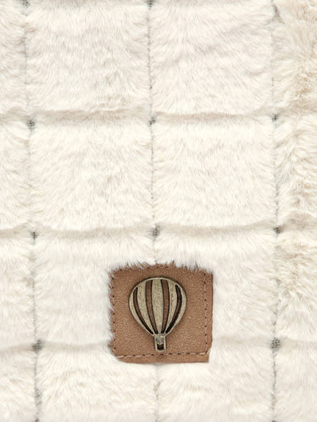 Sac Bandoulière Quadri Polyester Le voyage en panier Beige quadri AHP269 vue secondaire 3