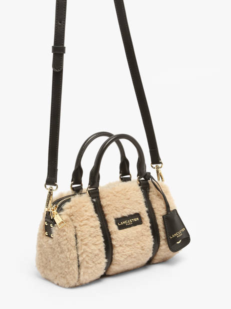 Sac Bandoulière Moumoute Lancaster Beige moumoute 53 vue secondaire 2