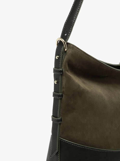 Sac Porté épaule Serena Cuir Daim Nathan baume Vert vogue 6 vue secondaire 3