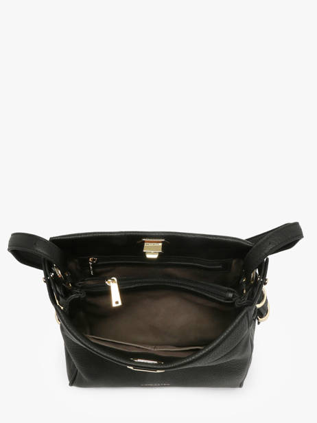 Sac Porté épaule Mademoiselle Romy Cuir Lancaster Noir mademoiselle romy 105 vue secondaire 3