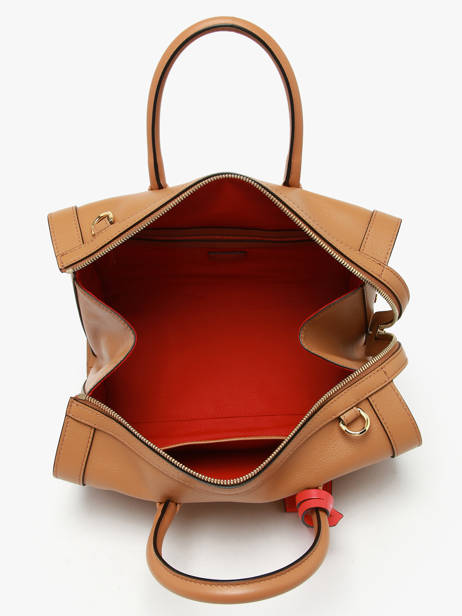 Sac Bowling M Bcbg Cuir Lancel Marron bcbg A13690 vue secondaire 2