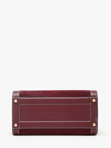 Sac Bowling M Bcbg Cuir Daim Lancel Violet bcbg A13693 vue secondaire 4
