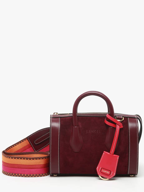 Mini Sac Bowling Bcbg Cuir Daim Lancel Violet bcbg A13692