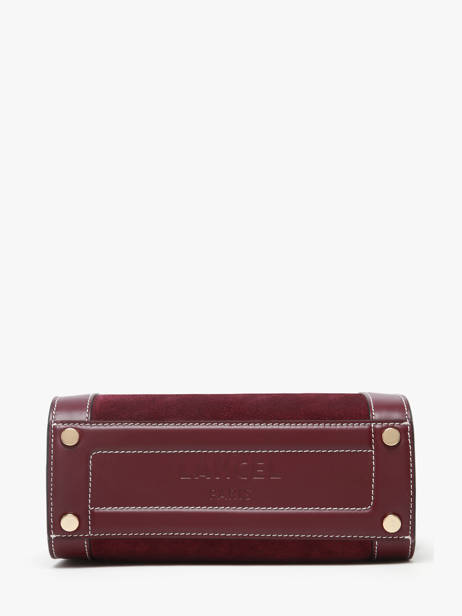 Mini Sac Bowling Bcbg Cuir Daim Lancel Violet bcbg A13692 vue secondaire 4