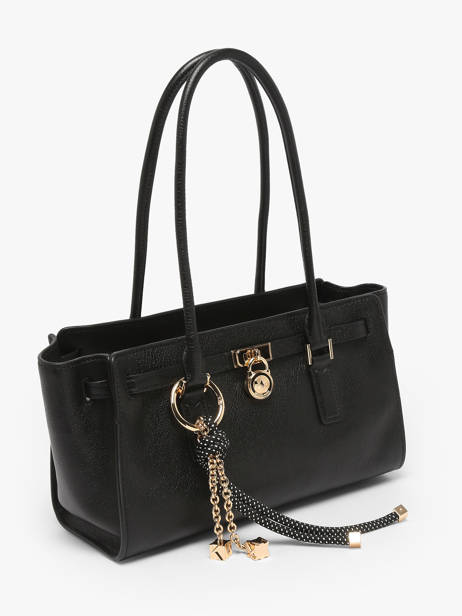 Sac Porté épaule Hamilton Cuir Michael kors Noir hamilton F5GNXT0L vue secondaire 1