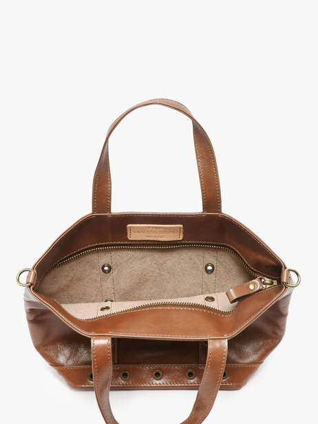 Sac Porté Main Cabas Cuir Cuir Vanessa bruno Marron cabas cuir 82V40435 vue secondaire 2