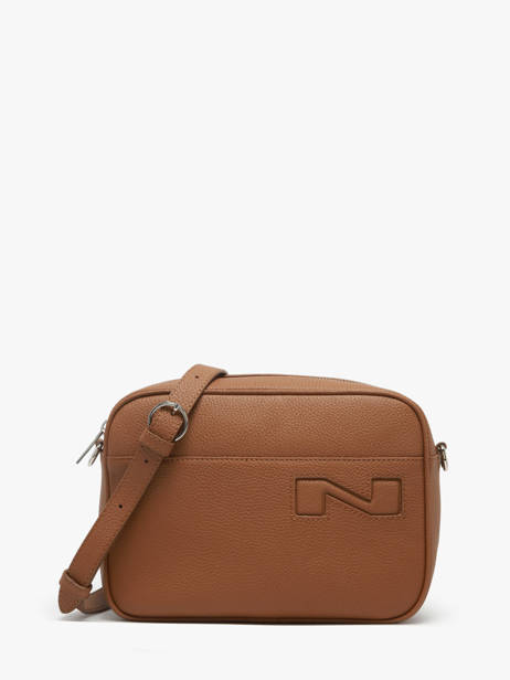 Sac Bandoulière N City Cuir Nathan baume Marron n city 7
