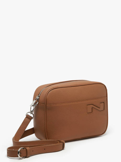 Sac Bandoulière N City Cuir Nathan baume Marron n city 7 vue secondaire 1