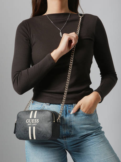 Sac Bandoulière Noelle Guess Noir noelle OS967214 vue secondaire 1