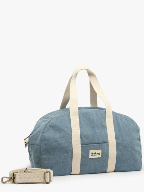 Sac Porté épaule Denim Coton Hindbag Bleu denim DE vue secondaire 1