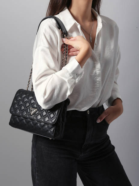 Sac Bandoulière Giully Guess Noir giully QG967320 vue secondaire 1